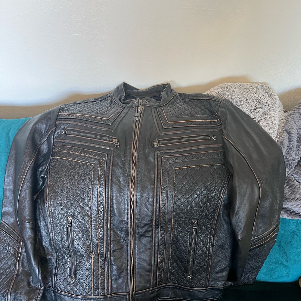 New with tags, Affliction motorcycle jacket in XL.